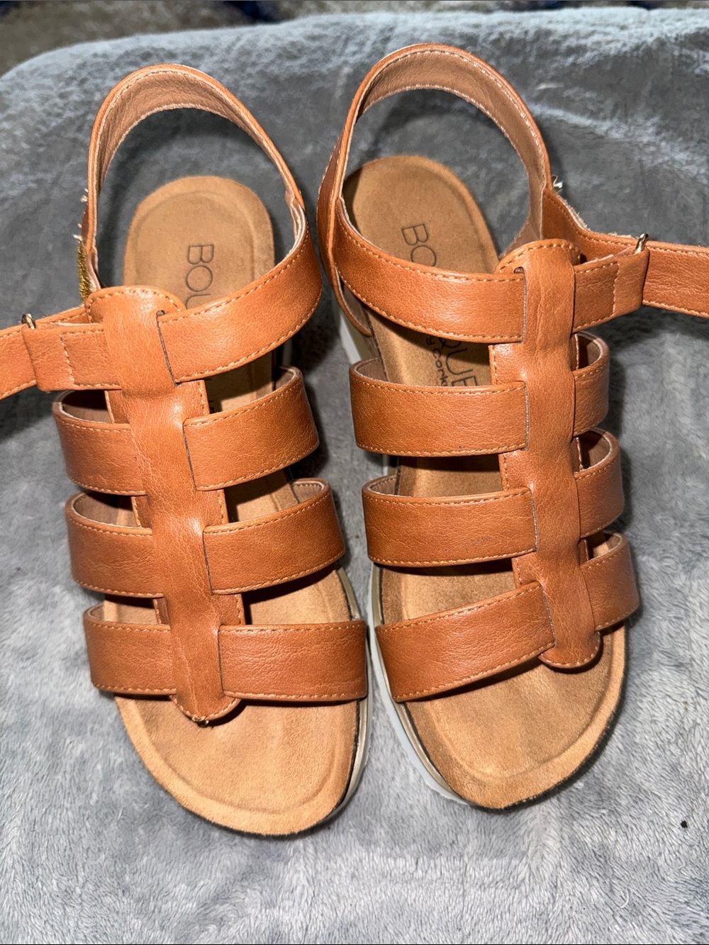 Boutique by Corkey’s Brown Strappy Gladiator Sandals size 6